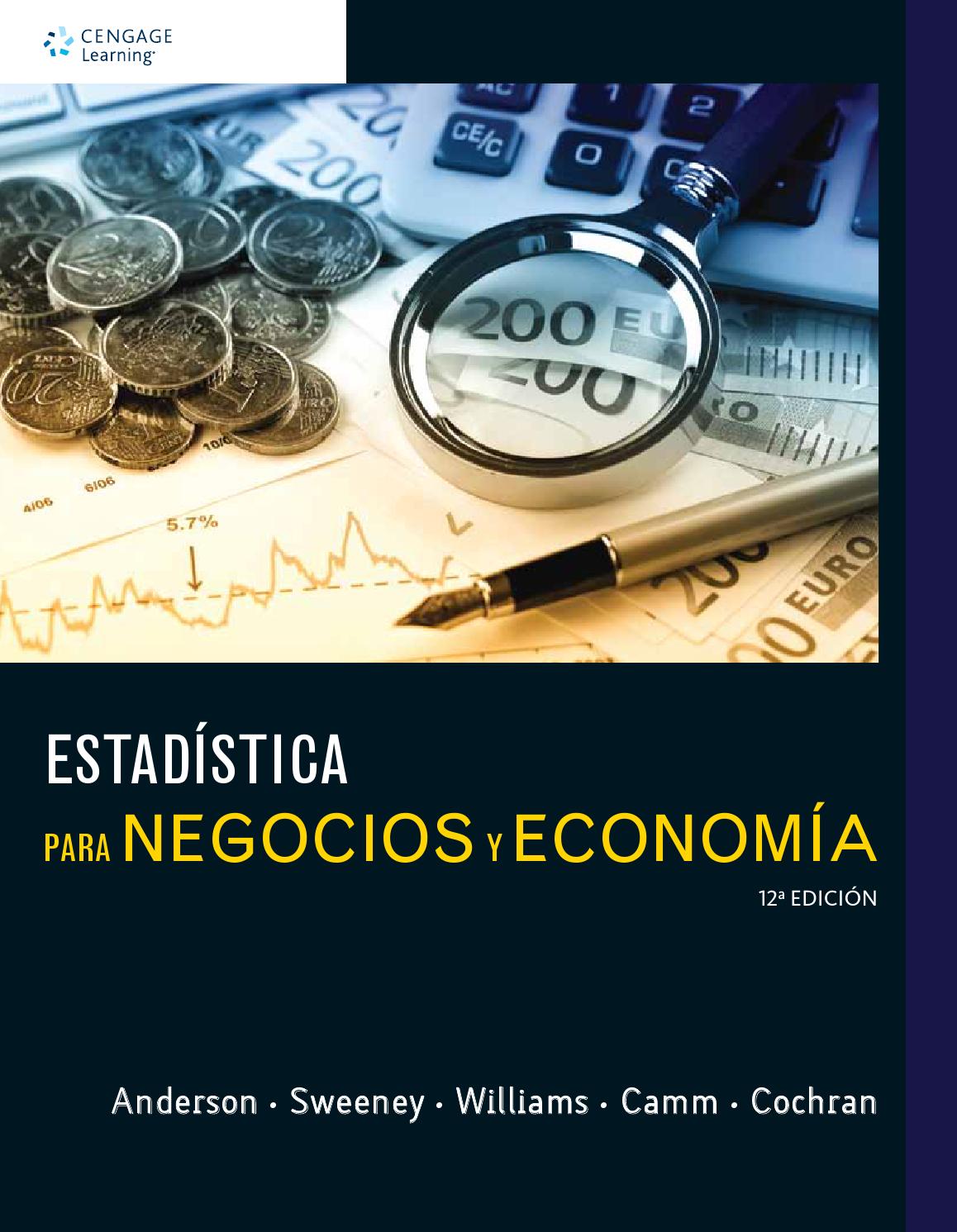 ESTADISTICA PARA NEGOCIOS Y ECONOMIA 12ED